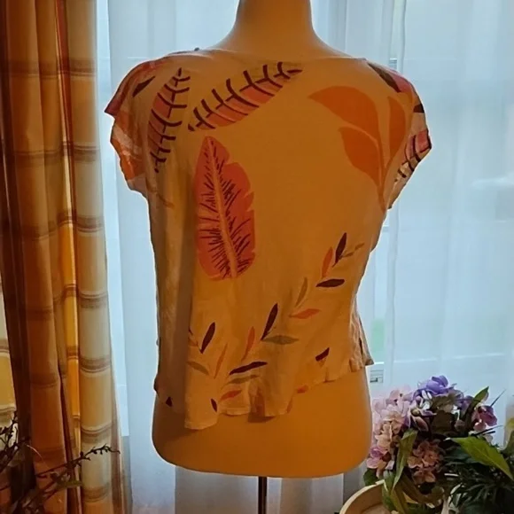 Cynthia Rowley linen top size XL - Picture 2 of 5